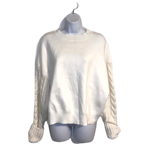 Zara Sweaters - New Zara Ivory Oversized Sweater S